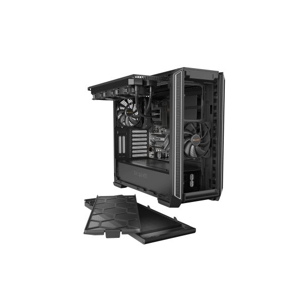 be quiet! Silent Base 601 Window Midi Tower Zwart, Zilver (BGW27)