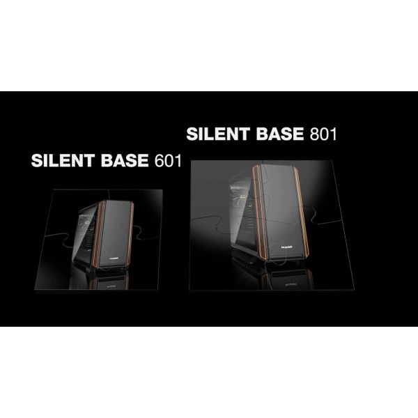 be quiet! Silent Base 601 Window Midi Tower Zwart, Zilver (BGW27)