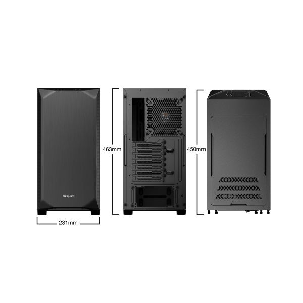 be quiet! BGW34 computerbehuizing Midi Tower Zwart (BGW34)