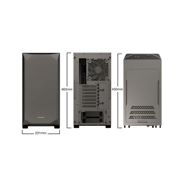 be quiet! BGW36 computerbehuizing Midi Tower Grijs (BGW36)