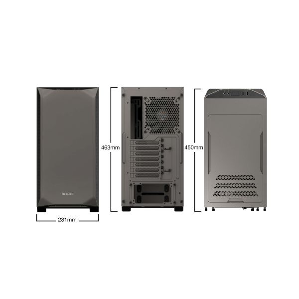 be quiet! BGW36 computerbehuizing Midi Tower Grijs (BGW36)
