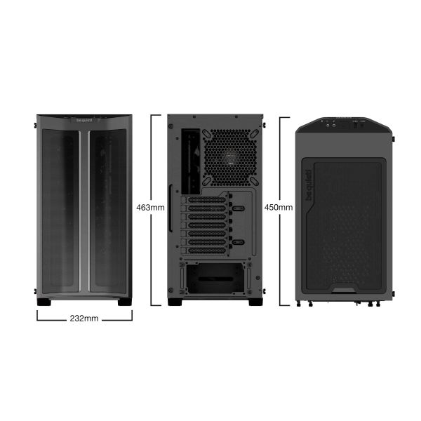 be quiet! PURE BASE 500 FX Black Midi Tower Zwart (BGW43)