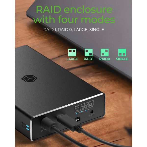 ICY BOX IB-RD2253-C31 HDD-/SSD-behuizing Zwart 2.5 (IB-RD2253-C31)