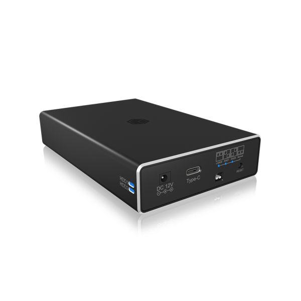 ICY BOX IB-RD2253-C31 HDD-/SSD-behuizing Zwart 2.5 (IB-RD2253-C31)