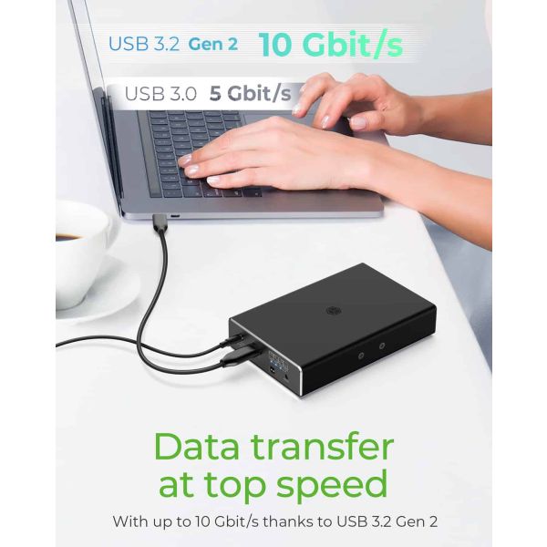 ICY BOX IB-RD2253-C31 HDD-/SSD-behuizing Zwart 2.5 (IB-RD2253-C31)