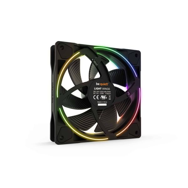 be quiet! Light Wings | 120mm PWM Triple Pack Computer behuizing Ventilator 12 cm Zwart 3 stuk(s) (BL076)