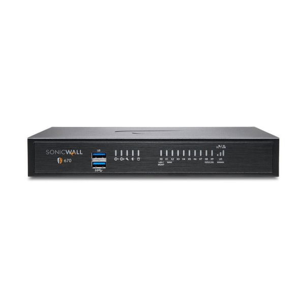 SonicWall TZ670 firewall (hardware) Desktop 5000 Mbit/s (02-SSC-5858)