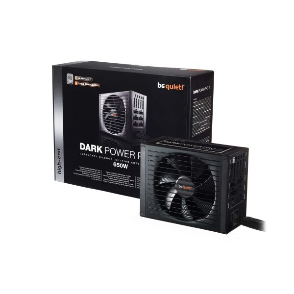 be quiet! Dark Power Pro 11 power supply unit 650 W 20+4 pin ATX ATX Zwart (BN251)