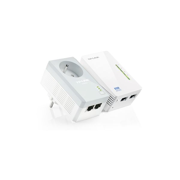 TP-Link TL-WPA4225 KIT 500 Mbit/s Ethernet LAN Wifi Wit 2 stuk(s) (TL-WPA4225 KIT(BE)) TP-Link TL-WPA4225 KIT 500 Mbit/s Ethernet LAN Wifi Wit 2 stuk(s) (TL-WPA4225 KIT(BE))