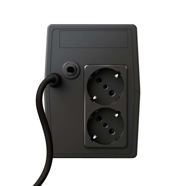 Trust Paxxon 800VA UPS - Noodstroomvoorziening – 2 stopcontacten – 480W capaciteit – Zwart (23503) Trust Paxxon 800VA UPS - Noodstroomvoorziening – 2 stopcontacten – 480W capaciteit – Zwart (23503)