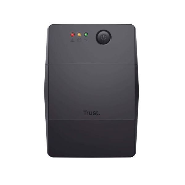 Trust Paxxon 800VA UPS - Noodstroomvoorziening – 2 stopcontacten – 480W capaciteit – Zwart (23503) Trust Paxxon 800VA UPS - Noodstroomvoorziening – 2 stopcontacten – 480W capaciteit – Zwart (23503)