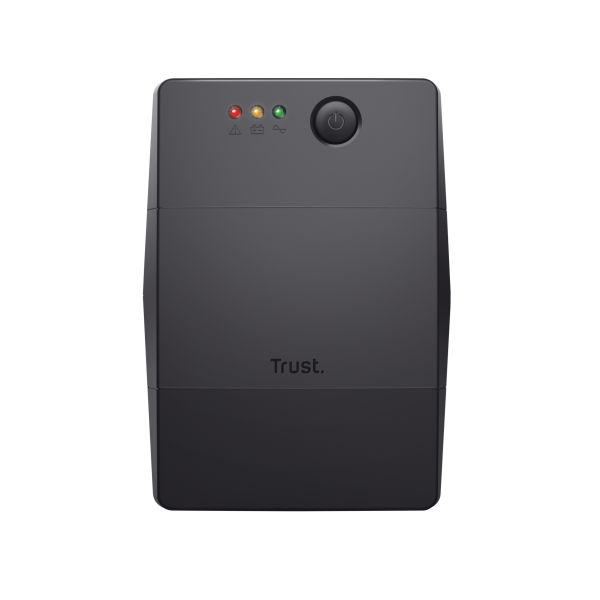 Trust Paxxon 1000VA UPS - Noodstroomvoorziening – 4 stopcontacten – 600W capaciteit – Zwart (23504) Trust Paxxon 1000VA UPS - Noodstroomvoorziening – 4 stopcontacten – 600W capaciteit – Zwart (23504)