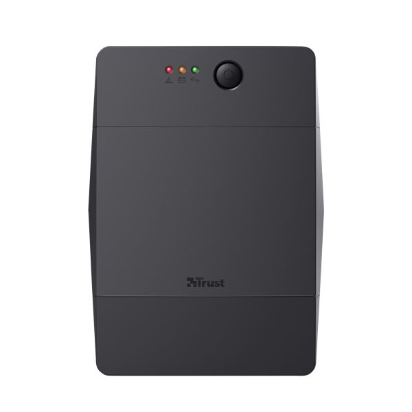 Trust Paxxon 1500VA UPS - Noodstroomvoorziening – 4 stopcontacten – 900W capaciteit – Zwart (23505) Trust Paxxon 1500VA UPS - Noodstroomvoorziening – 4 stopcontacten – 900W capaciteit – Zwart (23505)