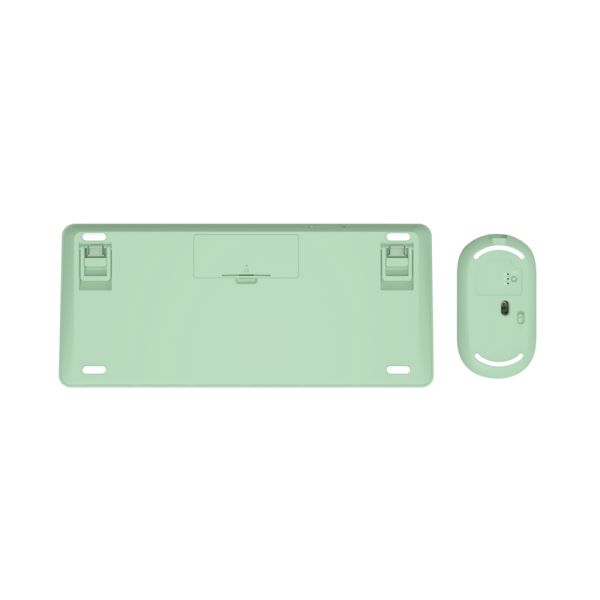 Trust Lyra toetsenbord Inclusief muis RF-draadloos + Bluetooth QWERTY Amerikaans Engels Groen (24942)