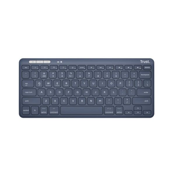 Trust Lyra toetsenbord RF-draadloos + Bluetooth QWERTY Amerikaans Engels Blauw (25095)