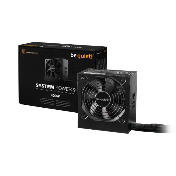 be quiet! System Power 9 | 400W CM power supply unit 20+4 pin ATX ATX Zwart (BN300)
