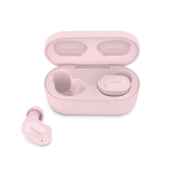 Belkin SOUNDFORM Play Headset True Wireless Stereo (TWS) In-ear Bluetooth Roze (AUC005BTPK)