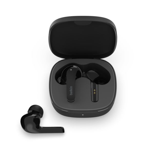 Belkin SOUNDFORM Flow Headset Draadloos In-ear Oproepen/muziek USB Type-C Bluetooth Zwart (AUC006BTBK)