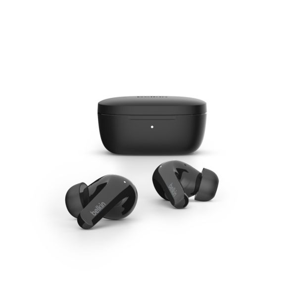 Belkin SOUNDFORM Flow Headset Draadloos In-ear Oproepen/muziek USB Type-C Bluetooth Zwart (AUC006BTBK)