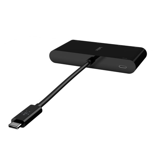Belkin AVC004BTBK notebook dock & poortreplicator USB 3.2 Gen 1 (3.1 Gen 1) Type-C Zwart (AVC004BTBK)