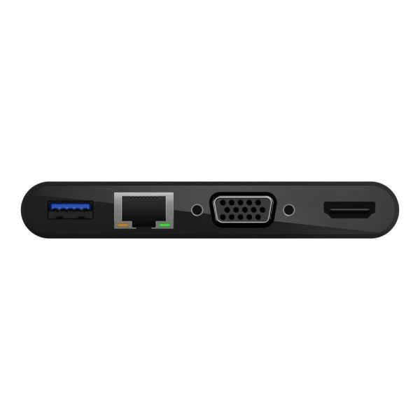 Belkin AVC004BTBK notebook dock & poortreplicator USB 3.2 Gen 1 (3.1 Gen 1) Type-C Zwart (AVC004BTBK)