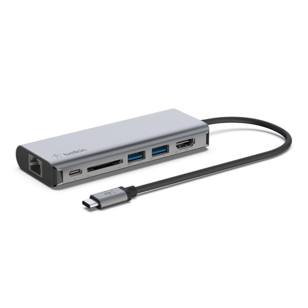Belkin USB-C 6-in-1 Hub (AVC008BTSGY)