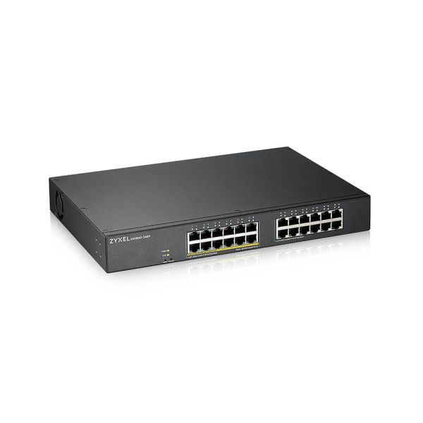 Zyxel GS1900-24EP Managed L2 Gigabit Ethernet (10/100/1000) Power over Ethernet (PoE) Zwart (GS1900-24EP-EU0101)