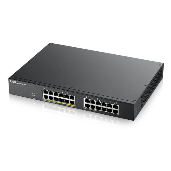 Zyxel GS1900-24EP Managed L2 Gigabit Ethernet (10/100/1000) Power over Ethernet (PoE) Zwart (GS1900-24EP-EU0101)