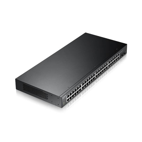 Zyxel GS1900-48HPv2 Managed L2 Gigabit Ethernet (10/100/1000) Power over Ethernet (PoE) Zwart (GS190048HPV2-EU010)