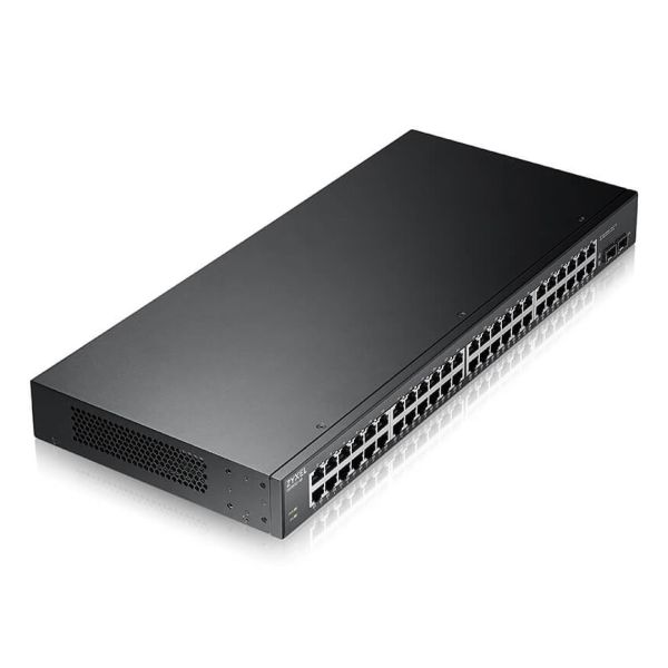 Zyxel GS1900-48HPv2 Managed L2 Gigabit Ethernet (10/100/1000) Power over Ethernet (PoE) Zwart (GS190048HPV2-EU010)