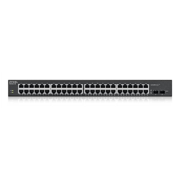 Zyxel GS1900-48HPv2 Managed L2 Gigabit Ethernet (10/100/1000) Power over Ethernet (PoE) Zwart (GS190048HPV2-EU010)