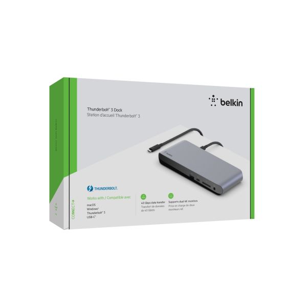 Belkin Thunderbolt 3 Dock Pro Bedraad Zwart (F4U097VF)