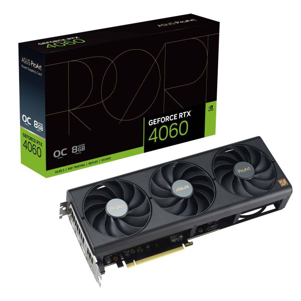 ASUS ProArt -RTX4060-O8G NVIDIA GeForce RTX 4060 8 GB GDDR6 (90YV0JM0-M0NA00)