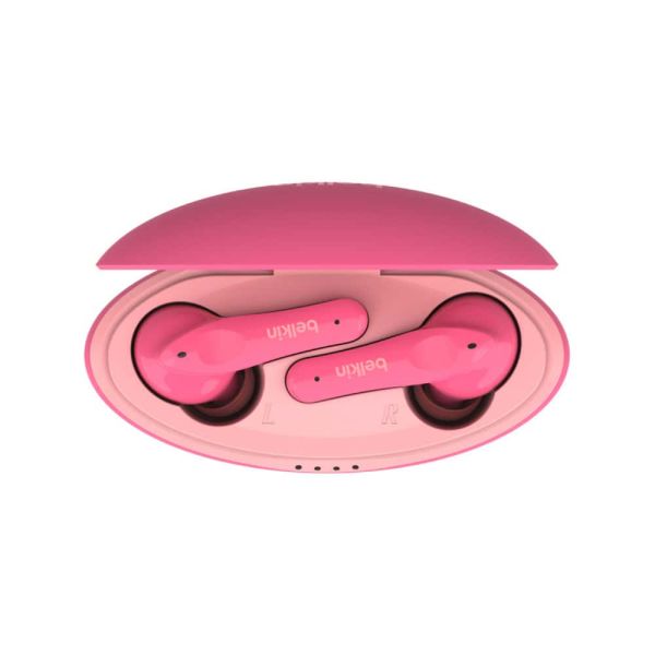 Belkin Soundform Nano​ Hoofdtelefoons Draadloos In-ear Oproepen/muziek Micro-USB Bluetooth Roze (PAC003BTPK)
