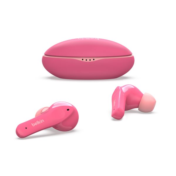 Belkin Soundform Nano​ Hoofdtelefoons Draadloos In-ear Oproepen/muziek Micro-USB Bluetooth Roze (PAC003BTPK)