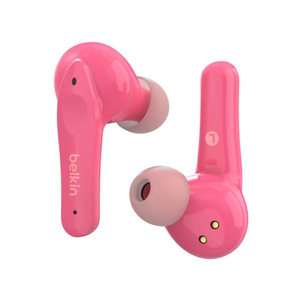 Belkin Soundform Nano​ Hoofdtelefoons Draadloos In-ear Oproepen/muziek Micro-USB Bluetooth Roze (PAC003BTPK)