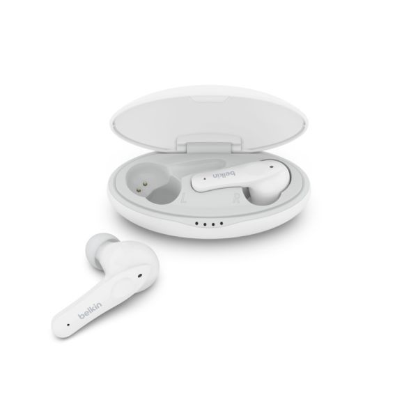 Belkin Soundform Nano​ Hoofdtelefoons Draadloos In-ear Oproepen/muziek Micro-USB Bluetooth Wit (PAC003BTWH)
