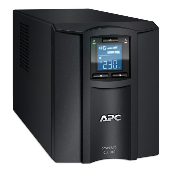 APC Smart-UPS SMC2000I Noodstroomvoeding - 6x C13, 1x C19, USB, 2000VA (SMC2000I)
