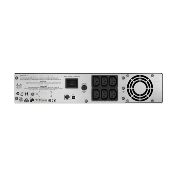 APC Smart-UPS SMC2000I-2U Noodstroomvoeding - 6x C13, Rack Mountable, USB, 2000VA (SMC2000I-2U)