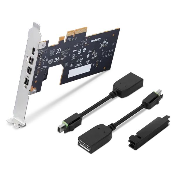 Lenovo 4XF1L53431 interfacekaart/-adapter Intern Mini DisplayPort, Thunderbolt 4 (4XF1L53431)