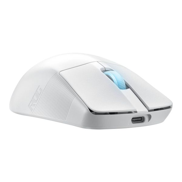 ASUS ROG Harpe Ace Aim Lab Edition muis Ambidextrous RF Wireless + Bluetooth + USB Type-C Opto-mechanisch 36000 DPI (90MP02W0-BMUA10)