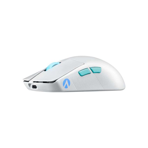 ASUS ROG Harpe Ace Aim Lab Edition muis Ambidextrous RF Wireless + Bluetooth + USB Type-C Opto-mechanisch 36000 DPI (90MP02W0-BMUA10)