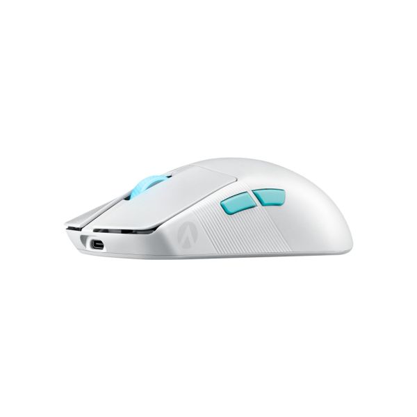 ASUS ROG Harpe Ace Aim Lab Edition muis Ambidextrous RF Wireless + Bluetooth + USB Type-C Opto-mechanisch 36000 DPI (90MP02W0-BMUA10)