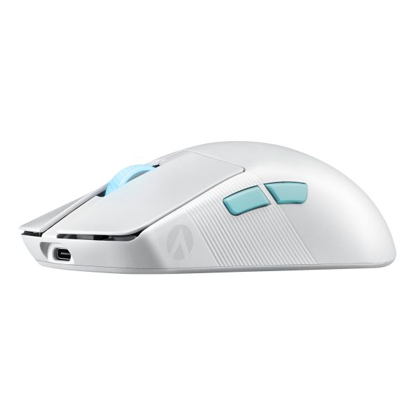 ASUS ROG Harpe Ace Aim Lab Edition muis Gamen Ambidextrous RF Wireless + Bluetooth + USB Type-C Opto-mechanisch 36000 DPI (90MP02W0-BMUA10) ASUS ROG Harpe Ace Aim Lab Edition muis Gamen Ambidextrous RF Wireless + Bluetooth + USB Type-C Opto-mechanisch 36000 DPI (90MP02W0-BMUA10)