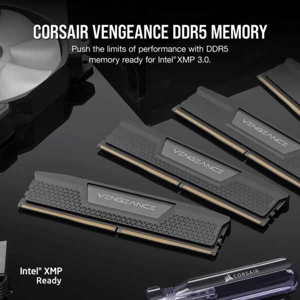 Corsair Vengeance CMK96GX5M2B6000C30 geheugenmodule 96 GB 2 x 48 GB DDR5 6000 MHz (CMK96GX5M2B6000C30)