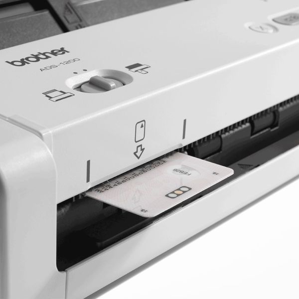 Brother ADS-1200 scanner ADF-scanner 600 x 600 DPI A4 Zwart, Wit (ADS1200UN1)