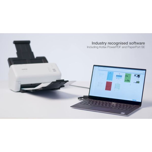 Brother ADS-4300N scanner ADF-scanner 600 x 600 DPI A4 Zwart, Wit (ADS4300NRE1)