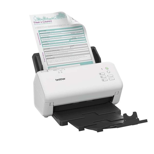 Brother ADS-4300N scanner ADF-scanner 600 x 600 DPI A4 Zwart, Wit (ADS4300NRE1)