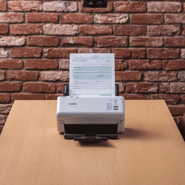 Brother ADS-4300N ADF-scanner 600 x 600 DPI A4 Zwart, Wit (ADS4300NTF1)