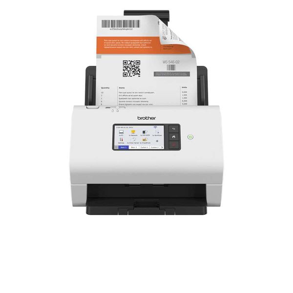 Brother ADS-4900W scanner Scanner met ADF + invoer voor losse vellen 600 x 600 DPI A4 Zwart, Wit (ADS4900WRE1)